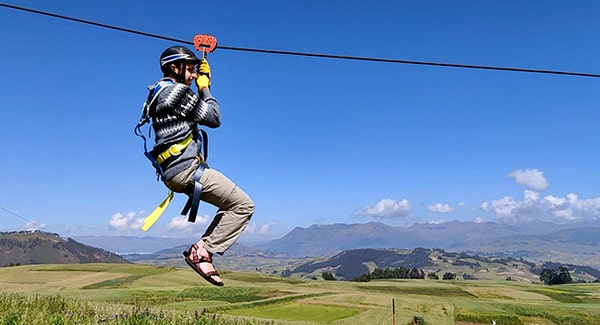 Zipline Cusco Peru, valle sur